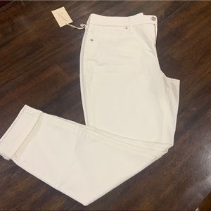 Universal Thread White Skinny Crop Jeans